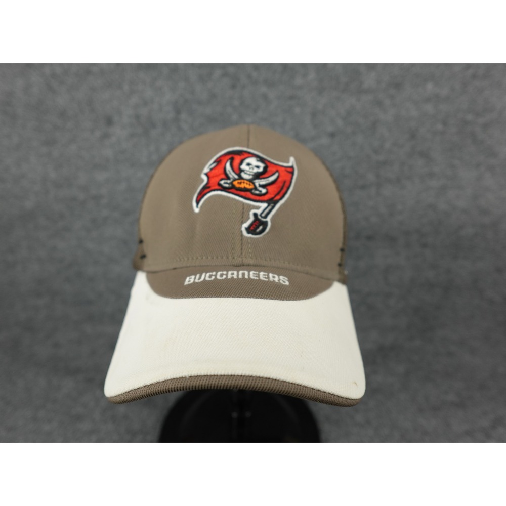 Reebok NFL Equipment Tampa Bay Buccaneers Hat Mens OSFA Brown Good Trucker Mesh
